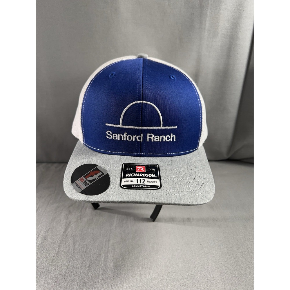 Richardson Sanford Ranch 6 Panel Trucker Cap‎ Hat SnapBack New Cowboy Western
